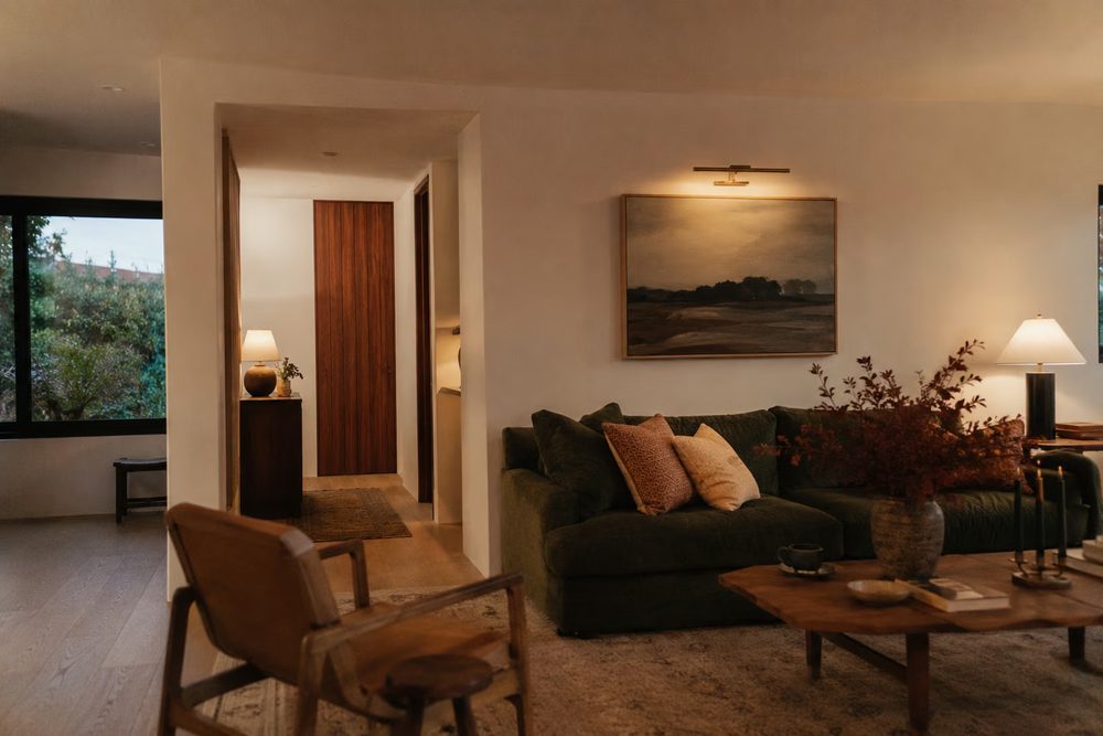 Interior of a finished room addition