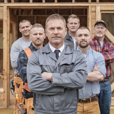 The team on a Los Angeles room addition project